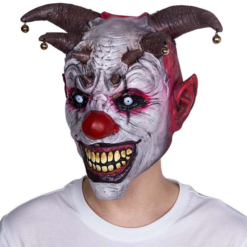 Scary Clown Mask Halloween Costume Scary Clown Mask Halloween Costume