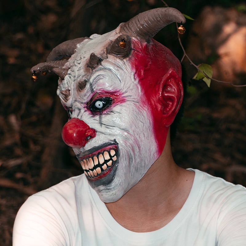Scary Clown Mask Halloween Costume Scary Clown Mask Halloween Costume