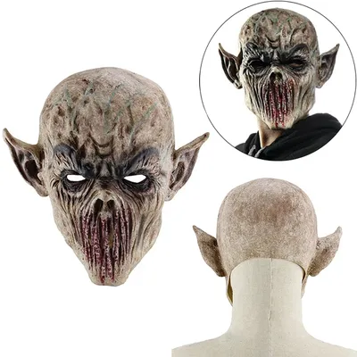 Scary Halloween Mask Alien Killer Fork Monster Party Decor Zombie Devil Masks Creepy Biochemical Vampire Costumer Scary Halloween Mask Alien Killer Fork Monster Party Decor Zombie Devil Masks Creepy Biochemical Vampire Costumer