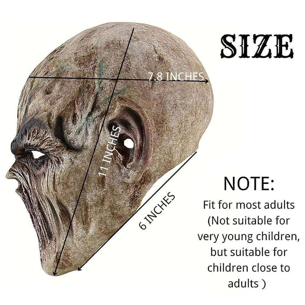 Scary Halloween Mask Alien Killer Fork Monster Party Decor Zombie Devil Masks Creepy Biochemical Vampire Costumer Scary Halloween Mask Alien Killer Fork Monster Party Decor Zombie Devil Masks Creepy Biochemical Vampire Costumer