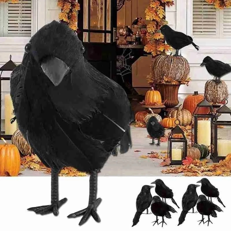 Scary Ornament Crow Halloween Decor Scary Ornament Crow Halloween Decor