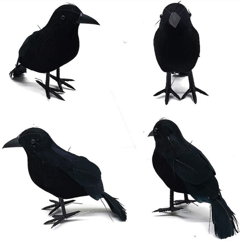 Scary Ornament Crow Halloween Decor Scary Ornament Crow Halloween Decor