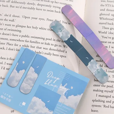 Scenic Magnetic Bookmark Clips (2pcs)