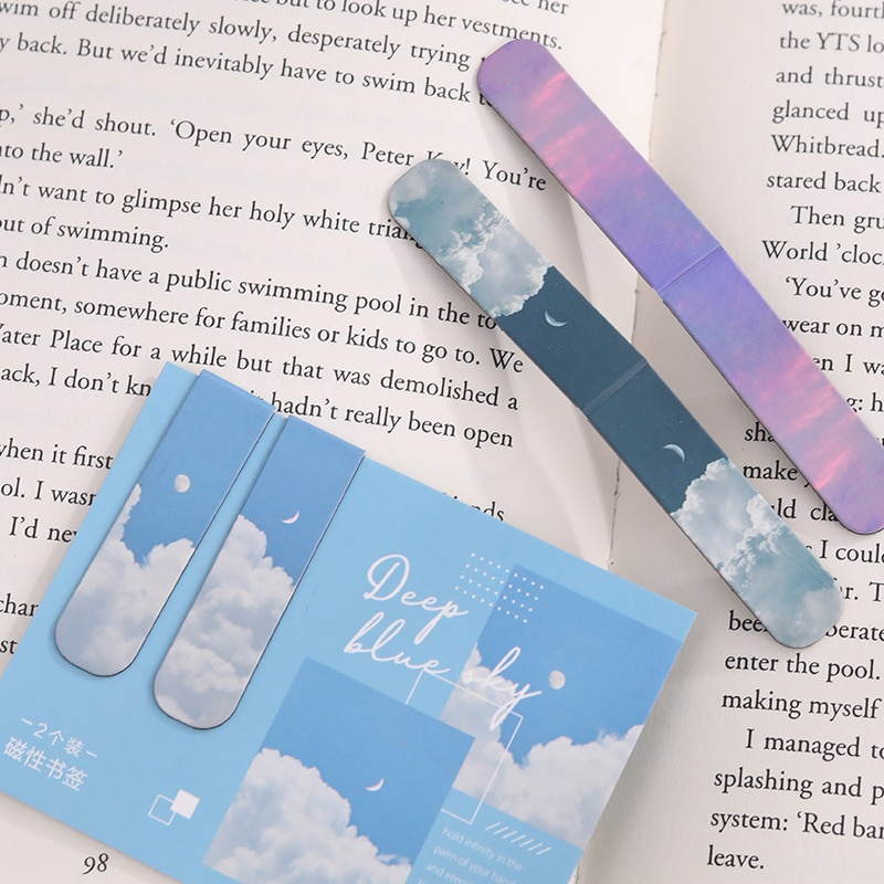 Scenic Magnetic Bookmark Clips (2pcs)