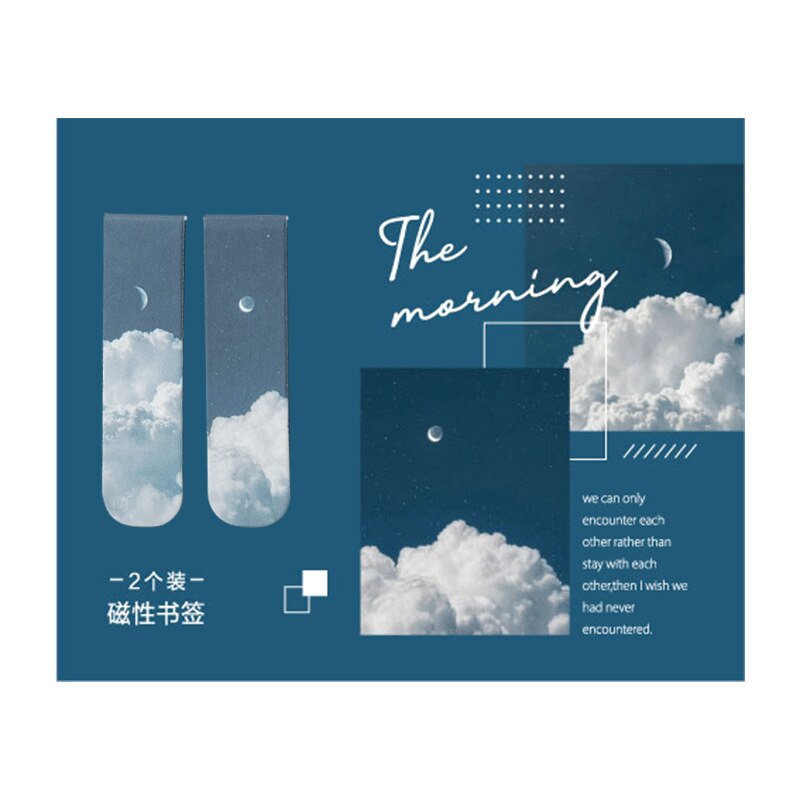 Scenic Magnetic Bookmark Clips (2pcs)