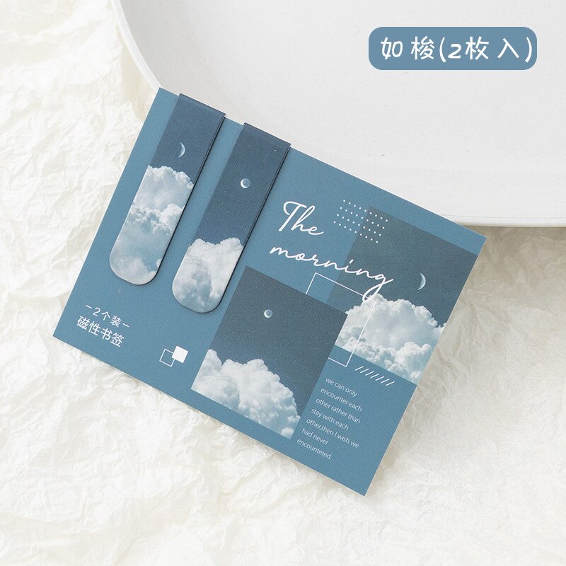 Scenic Magnetic Bookmark Clips (2pcs)