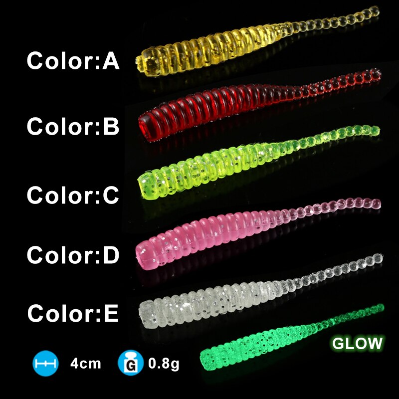 Scented Plastic Fishing Worms (50 pcs) Scented Plastic Fishing Worms (50 pcs)