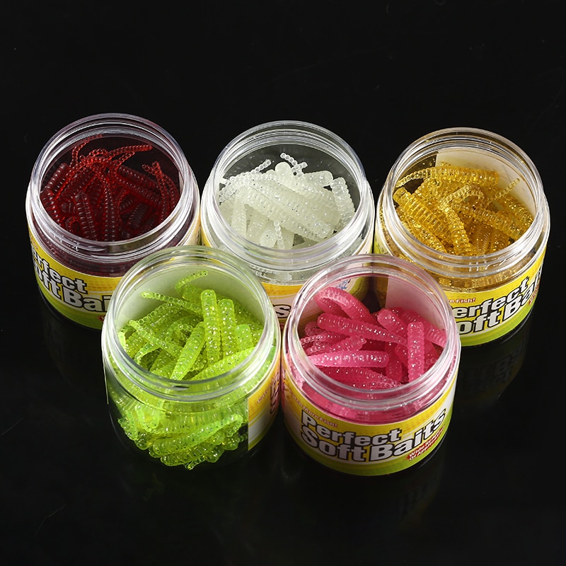 Scented Plastic Fishing Worms (50 pcs) Scented Plastic Fishing Worms (50 pcs)