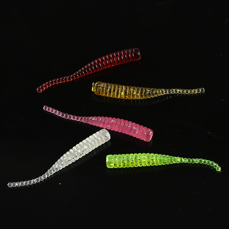 Scented Plastic Fishing Worms (50 pcs) Scented Plastic Fishing Worms (50 pcs)