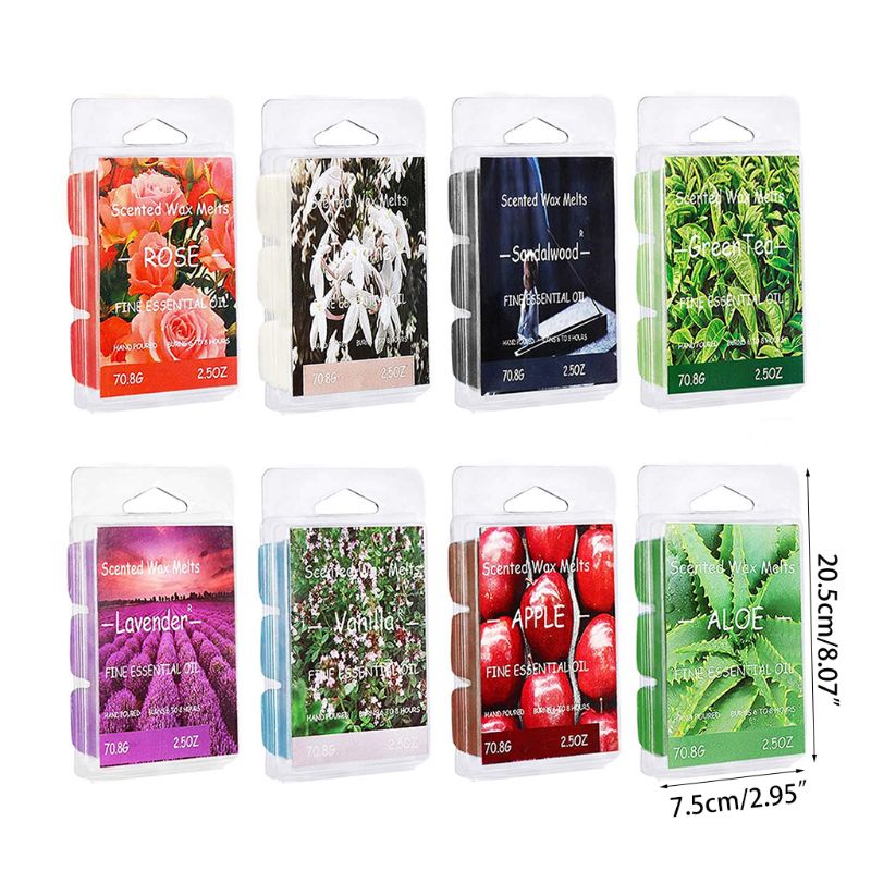 Scented Soy Wax Melts Set (8 packs)