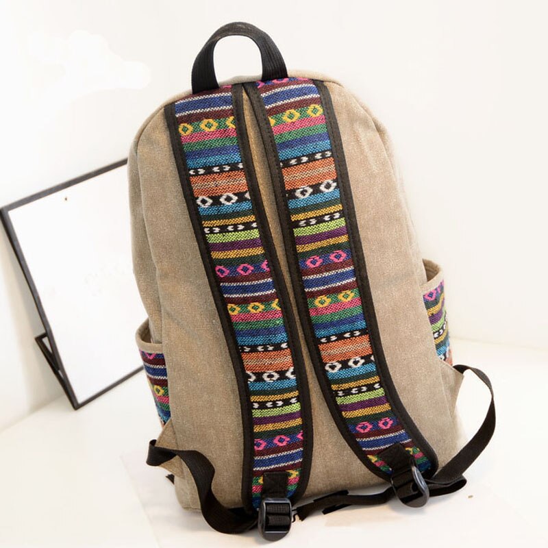 School Canvas Cloth Backpack School Canvas Cloth Backpack