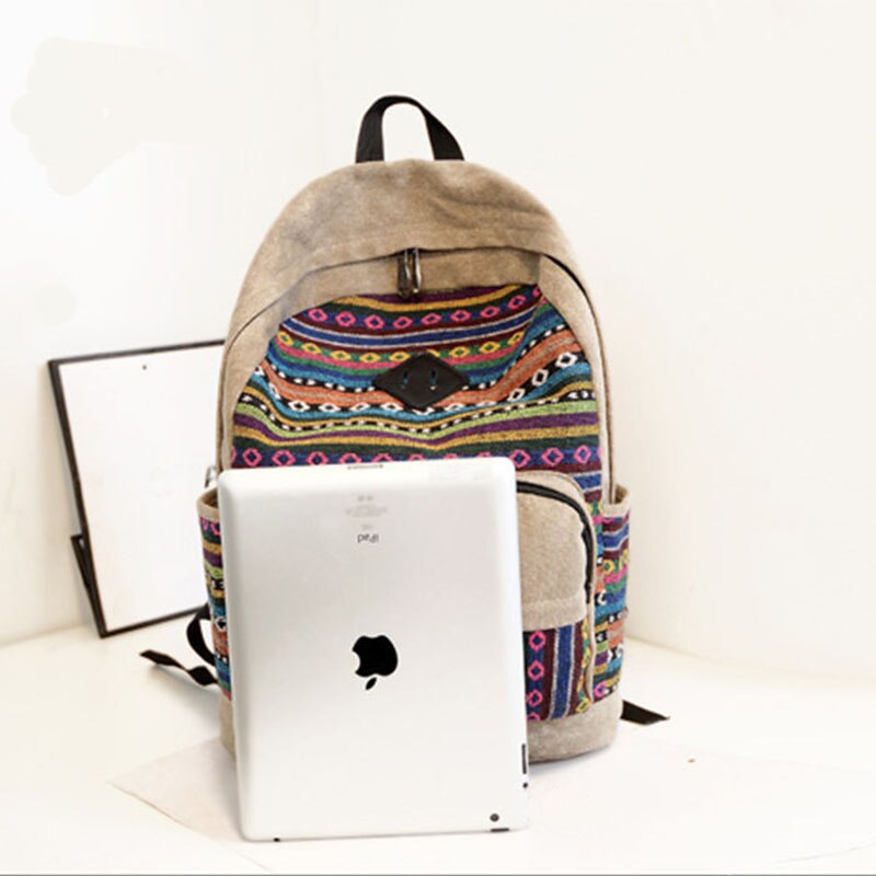 School Canvas Cloth Backpack School Canvas Cloth Backpack