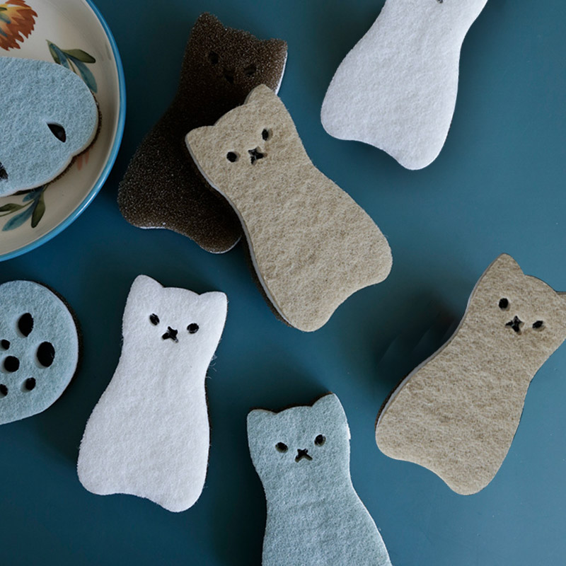 Scouring Cat Sponge Set (4pcs) Scouring Cat Sponge Set (4pcs)