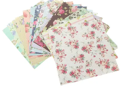 Scrapbook Paper Assorted Floral Background Scrapbook Paper Assorted Floral Background