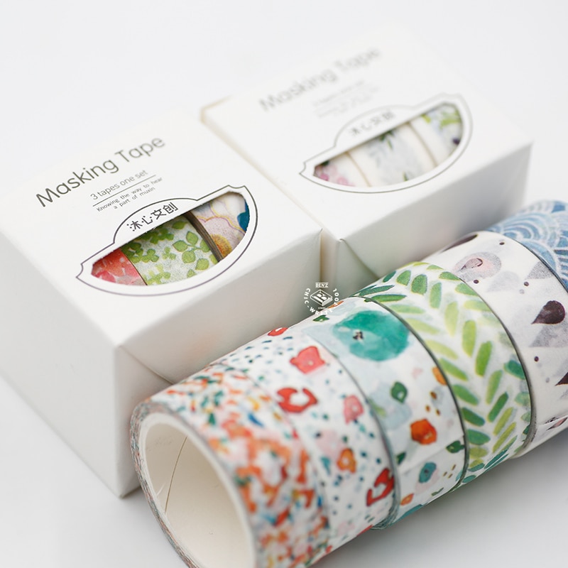 Scrapbook Stickers 3 Rolls Tape Scrapbook Stickers 3 Rolls Tape