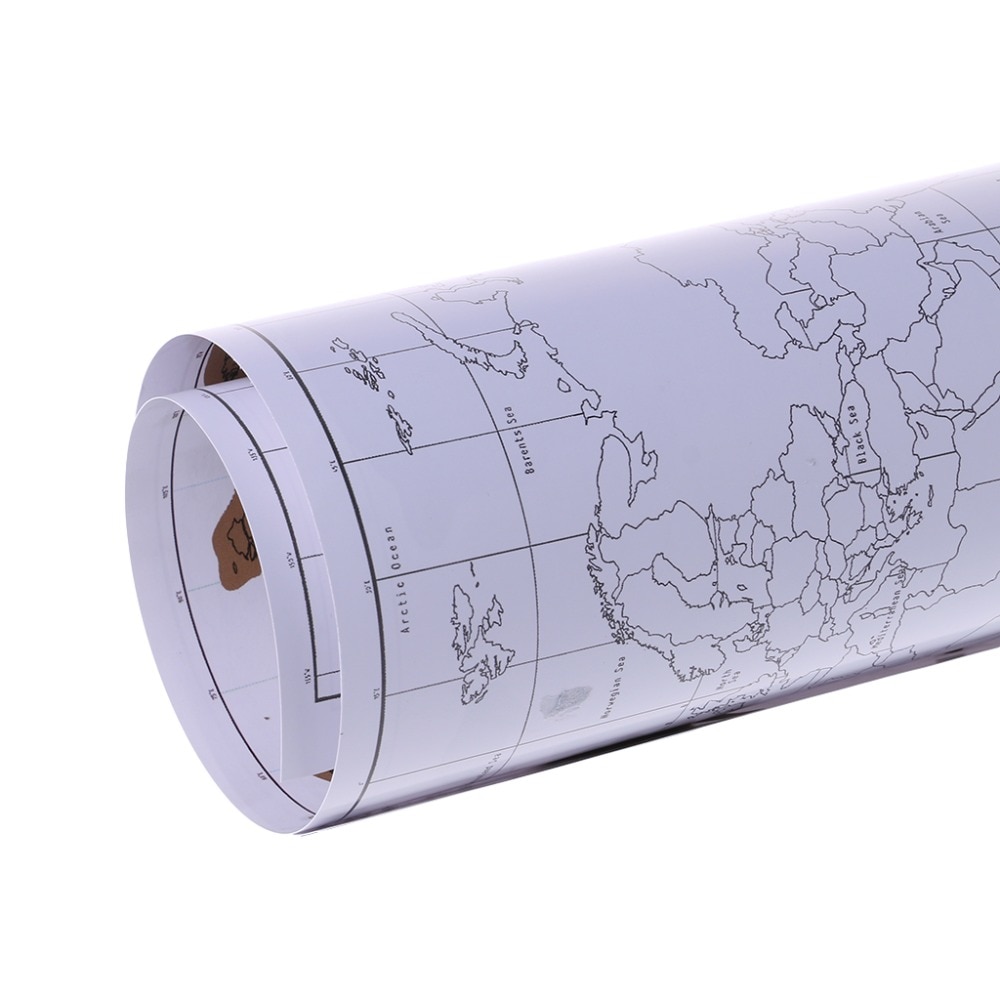 Scratch Off World Map Travel Poster Scratch Off World Map Travel Poster