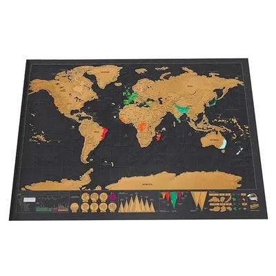 Scratch Travel Map Wall Decoration Scratch Travel Map Wall Decoration
