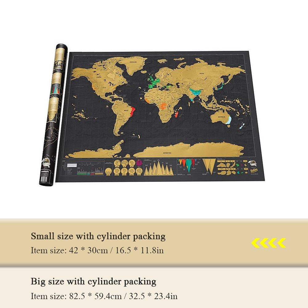 Scratch Travel Map Wall Decoration Scratch Travel Map Wall Decoration