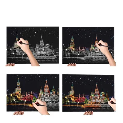Scratchboard DIY Landscape Art