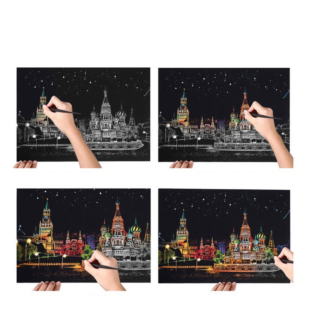 Scratchboard DIY Landscape Art