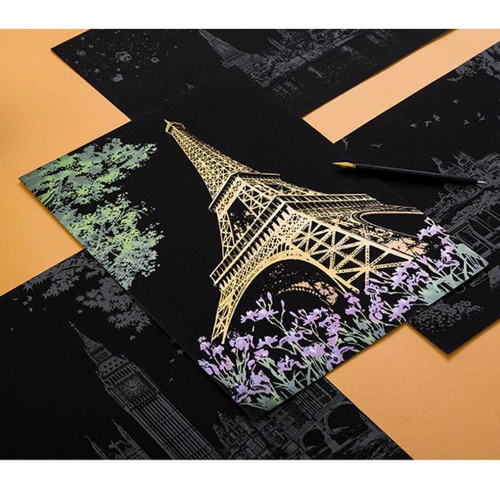 Scratchboard DIY Landscape Art