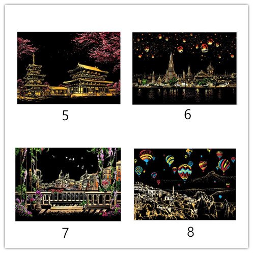 Scratchboard DIY Landscape Art