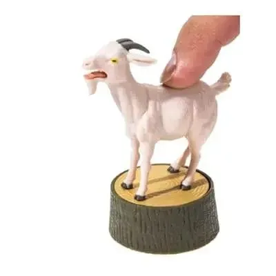 Screaming Goat That Makes a Noise Toy Grita Spank Goat Yelling Gritona Press Button Stress Sound