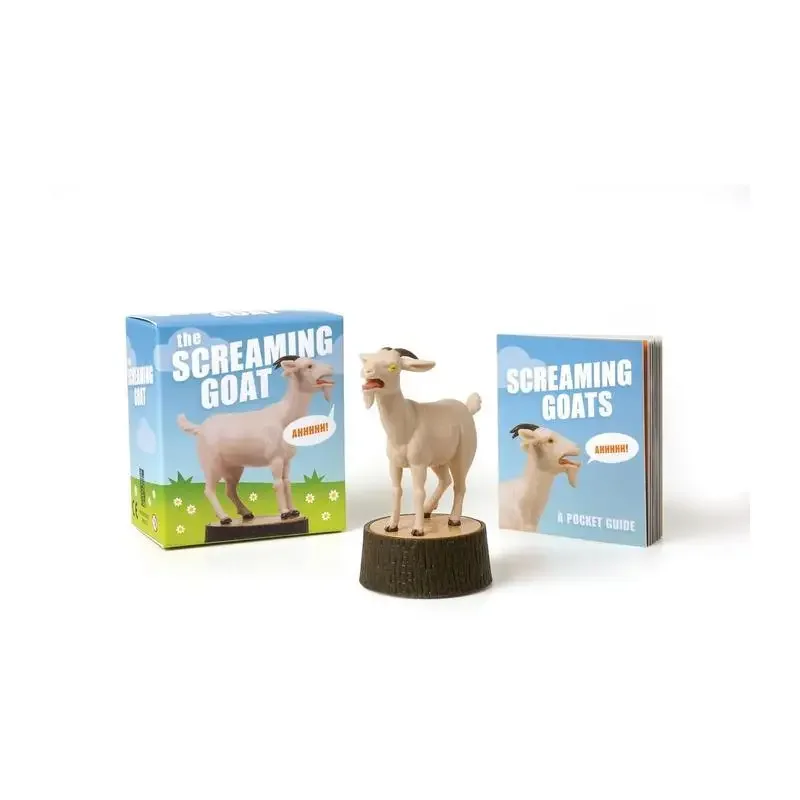 Screaming Goat That Makes a Noise Toy Grita Spank Goat Yelling Gritona Press Button Stress Sound