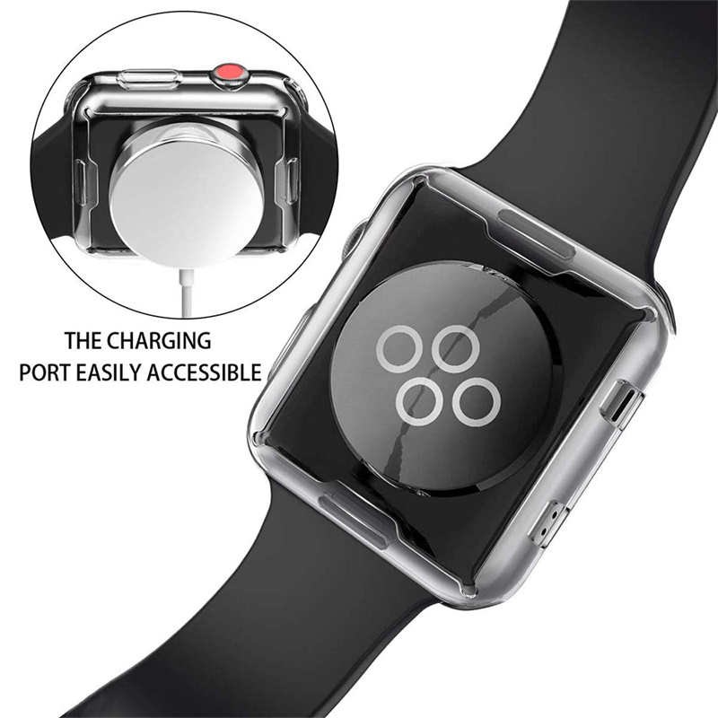 Screen Protector For Apple Watch Case 45mm 41mm 44MM 40MM 42mm 38MM Full TPU bumper Cover accessories iwatch series 7 Screen Protector For Apple Watch Case 45mm 41mm 44MM 40MM 42mm 38MM Full TPU bumper Cover accessories iwatch series 7