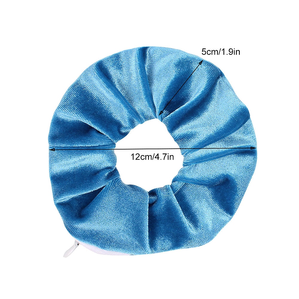 Scrunchie with Pocket Elastic Hair Accessory Scrunchie with Pocket Elastic Hair Accessory