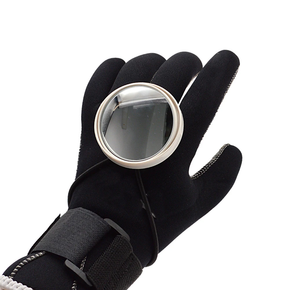 Scuba Diving Wrist Mirror Adjustable Strap Safety Equipment For Underwater Diving Rearview Mirror Swimming Accessories Scuba Diving Wrist Mirror Adjustable Strap Safety Equipment For Underwater Diving Rearview Mirror Swimming Accessories