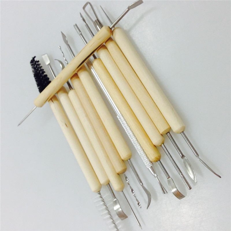 Sculpting Tools 11pcs Wood Handle Set
