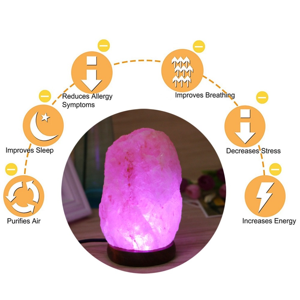 Sea Salt Lamp LED Air Purifier Sea Salt Lamp LED Air Purifier