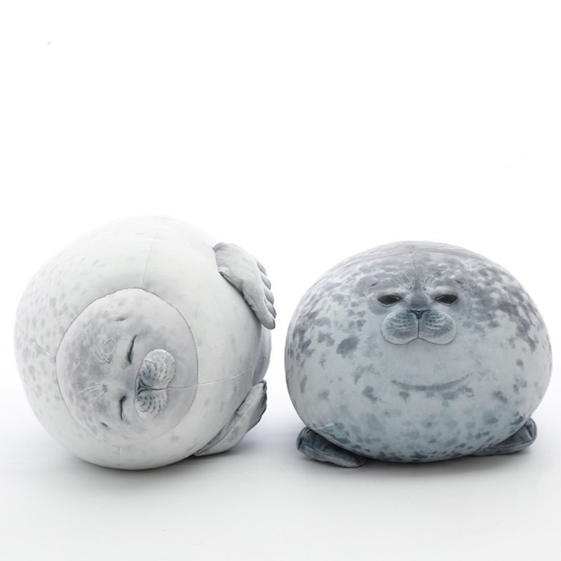 Seal Pillow Chubby Animal Cushion