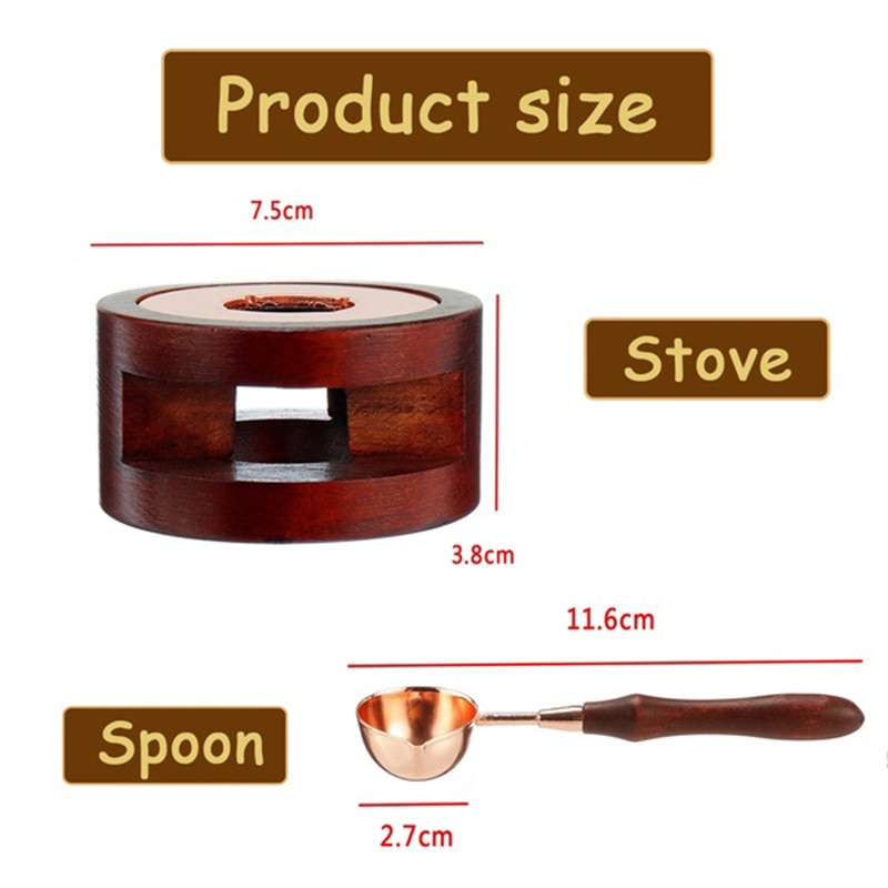 Sealing Wax Melter Furnace with Spoon
