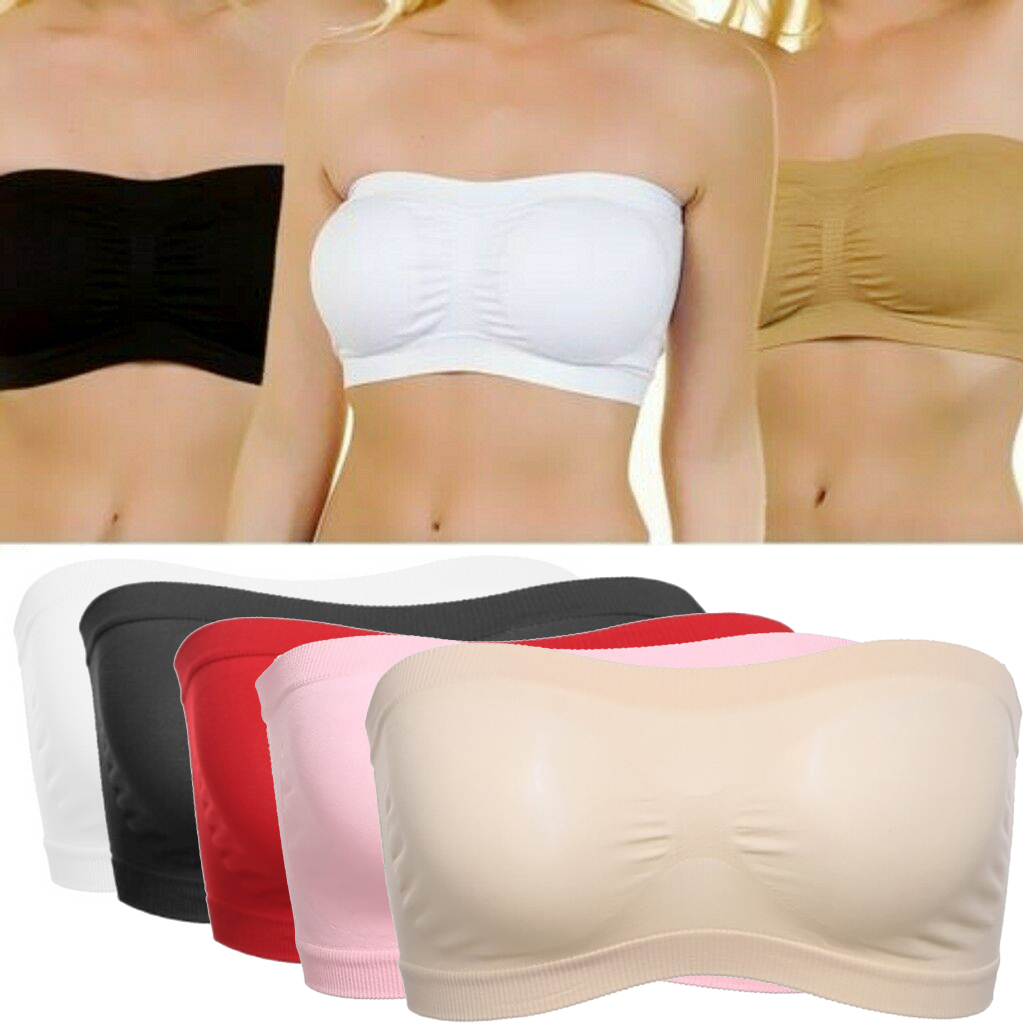 Seamless Breathable Mesh Tube Bra