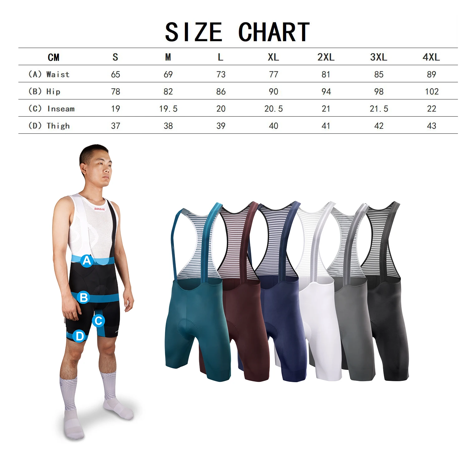 Seamless Men's Cycling Bib Shorts Seamless Men's Cycling Bib Shorts