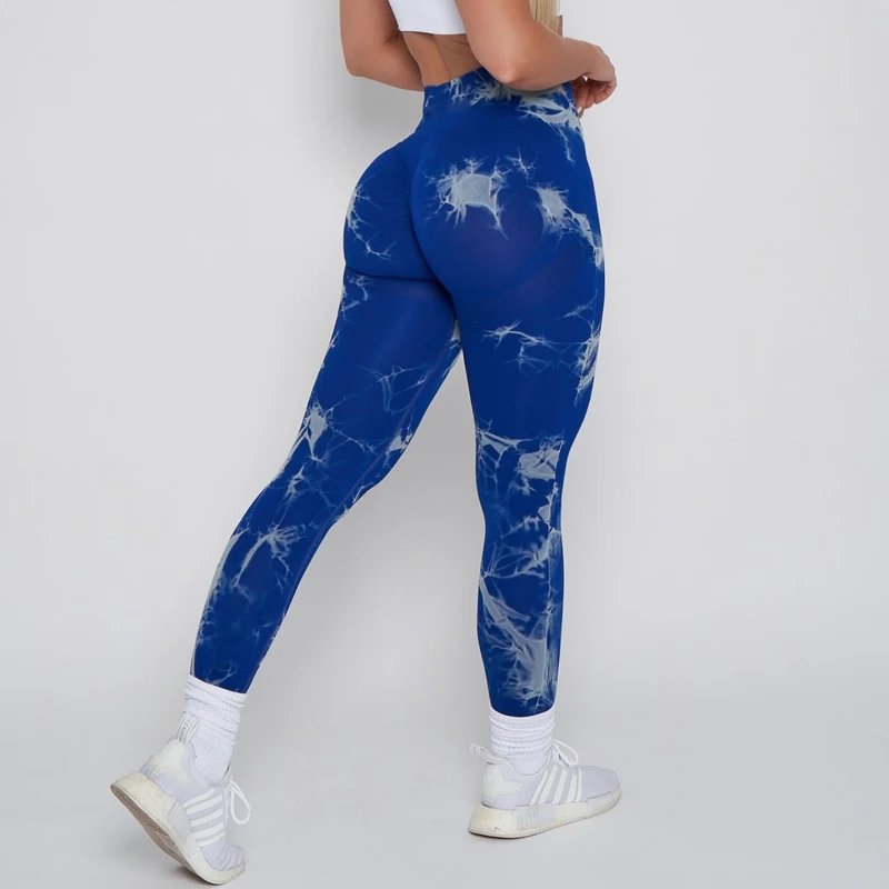 Seamless Tie Dye Workout Leggings