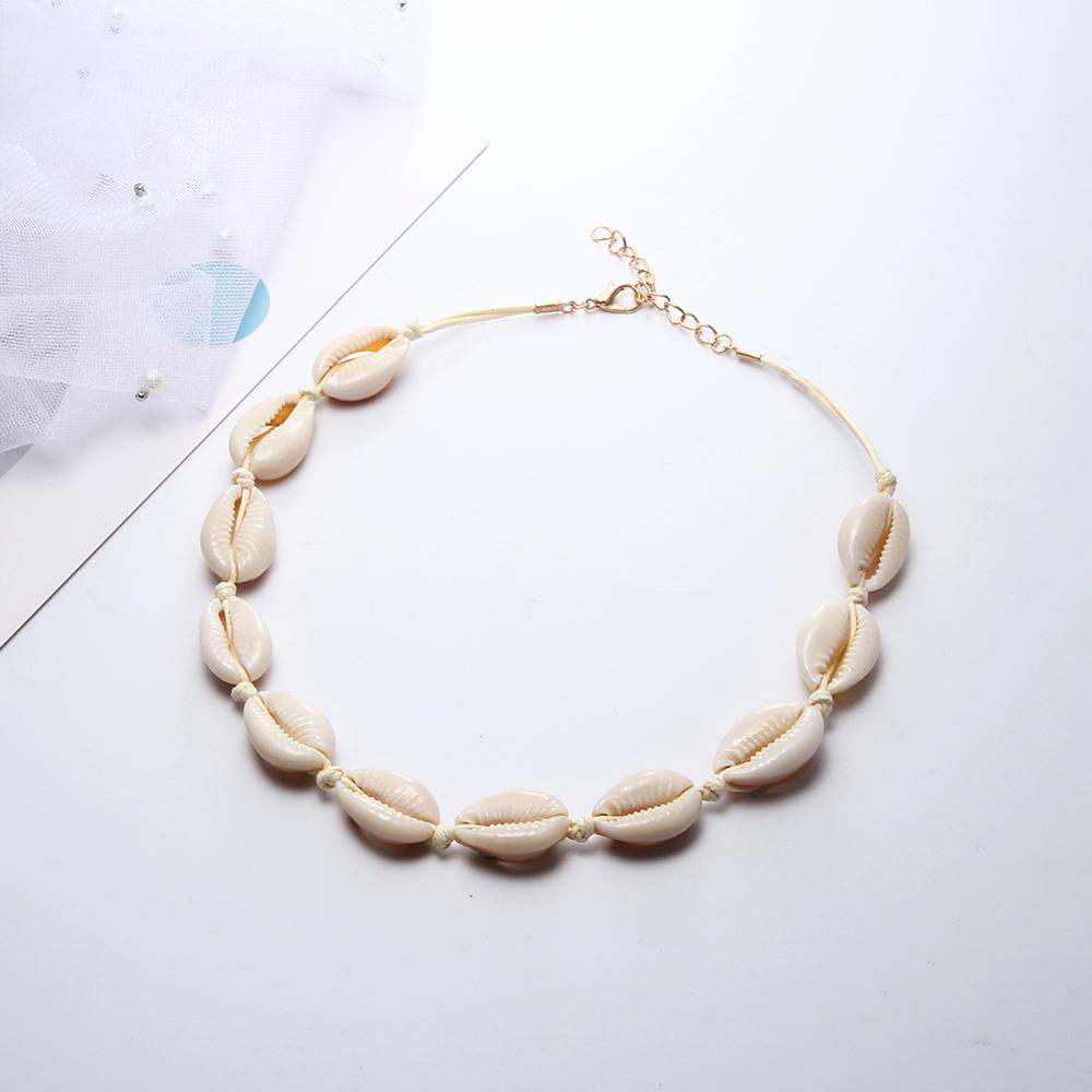 Seashell Choker Beaded Shells Necklace Seashell Choker Beaded Shells Necklace