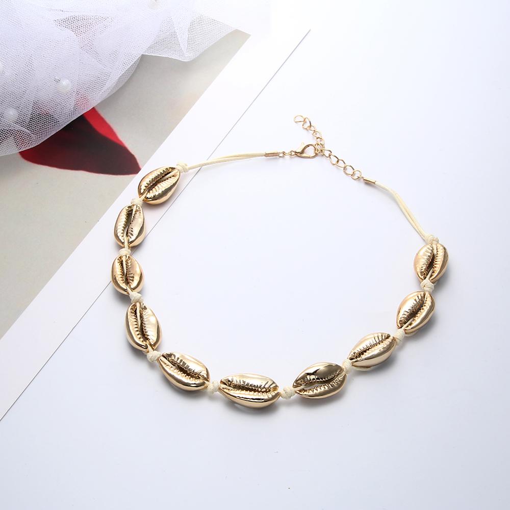 Seashell Choker Beaded Shells Necklace Seashell Choker Beaded Shells Necklace