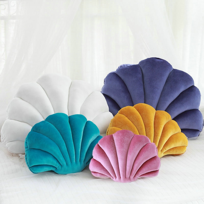 Seashell Pillow Luxurious Home Decoration