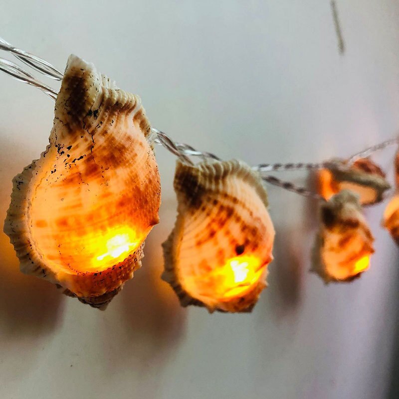 Seashell String Lights LED Decor Seashell String Lights LED Decor