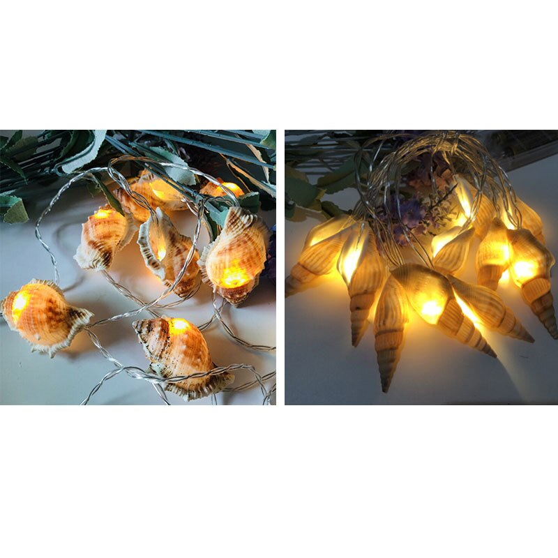 Seashell String Lights LED Decor Seashell String Lights LED Decor