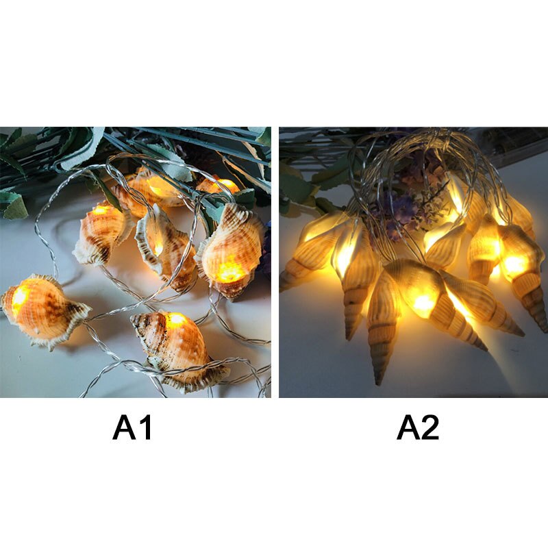 Seashell String Lights LED Decor Seashell String Lights LED Decor