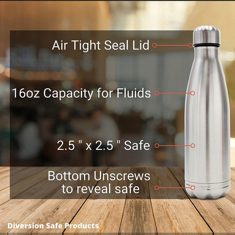 Secret Compartment Water Bottle Safe