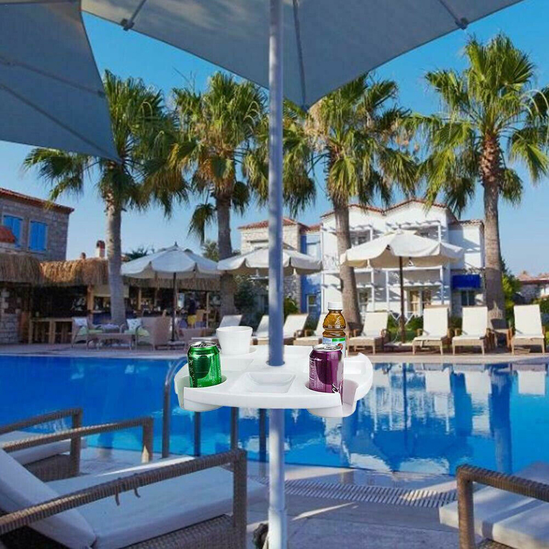Sectioned Beach Umbrella Table Tray Sectioned Beach Umbrella Table Tray