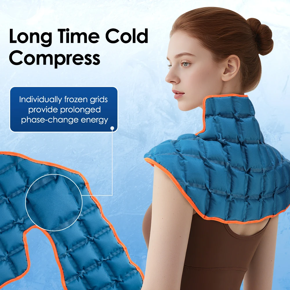 Self-absorbing Water Shoulder Shawl Pad Ice Packs Physiotherapy Hot & Ice Compress Shoulder and Neck Wrap