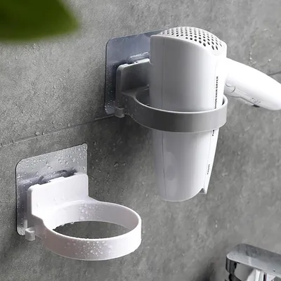 Self Adhesive Bathroom Hair Dryer Holder Self Adhesive Bathroom Hair Dryer Holder