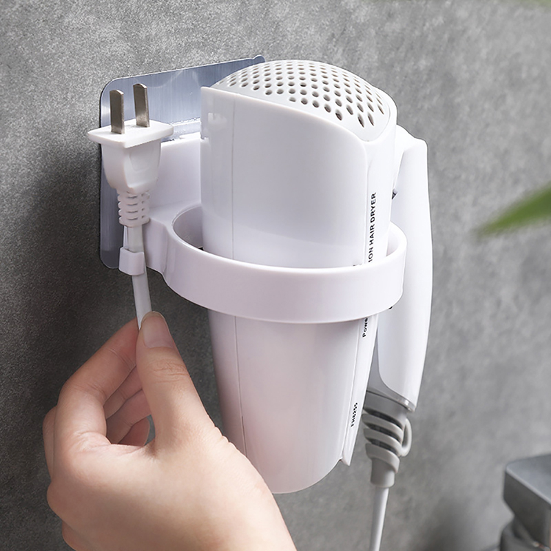 Self Adhesive Bathroom Hair Dryer Holder Self Adhesive Bathroom Hair Dryer Holder