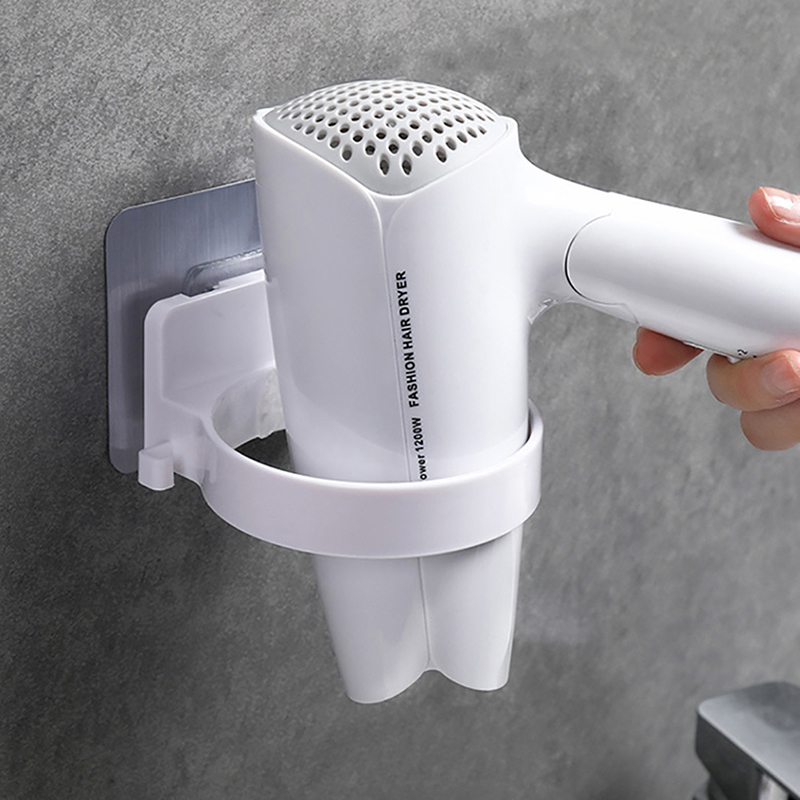 Self Adhesive Bathroom Hair Dryer Holder Self Adhesive Bathroom Hair Dryer Holder